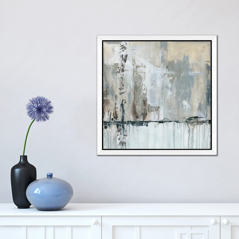 Midtown Music by Carol Robinson - Print on Canvas, 45.72 cm H x 45.72 cm W, White Framed