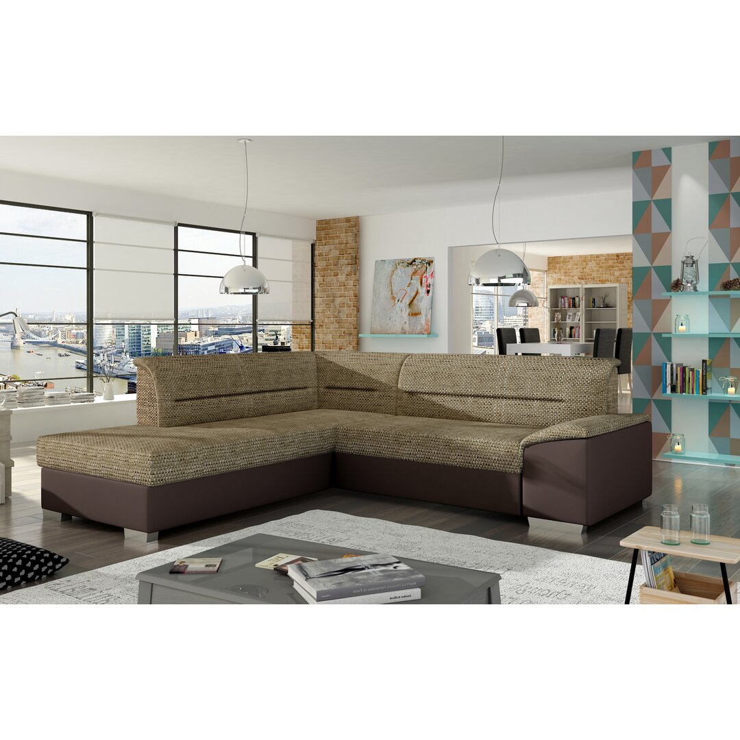 Ecksofa Gervais mit Bettfunktion