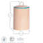 Nicola Spring Hand-Printed Kitchen Canisters - 1 Litre - Orange - Pack of 3