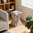 Cement Outdoor End Tables Side Table