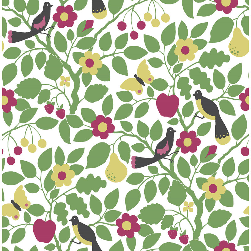 Peel & Stick Floral Roll