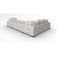 Doneshia 3-Piece Upholstered Teddy Bear Soft Fabric Sectional with Chaise Includes all Pillows as Shown
