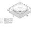 Drayton 15.75'' L Bathroom Sink