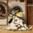 Washable Yellow Warbler Birds Area Rug-1167160078