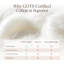 Ensemble de 2 taies d'oreiller en flanelle biologique pour très grand lit - Taie d'oreiller 100% coton biologique GOTS pour très grand lit avec finition brossée lisse de qualité supérieure et fermeture à enveloppe (naturel, très grand)-1402874438-1402874437