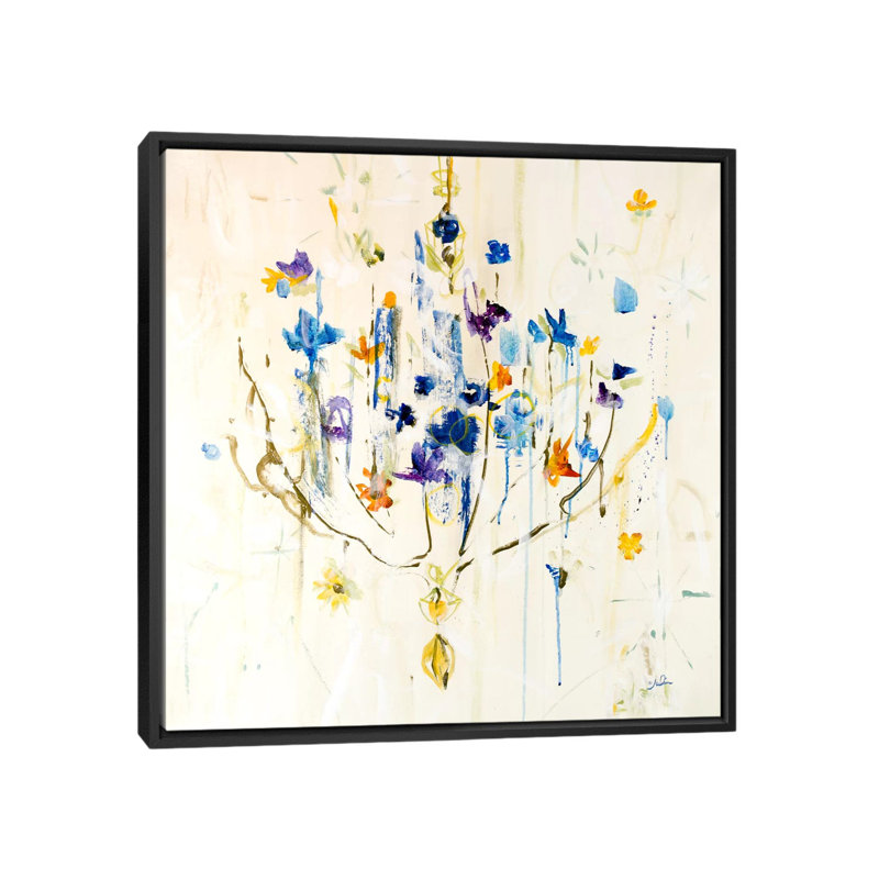 «Natural Chandelier I», reproduction d'art sur toile tendue, H 18 po x l 18 po x P 1,5 po, Toile avec cadre noir