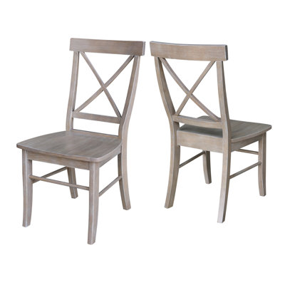Bellmead Solid Wood Cross Back Side Chair