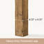 Bureau d'ordinateur en bois massif 63 po-705799729