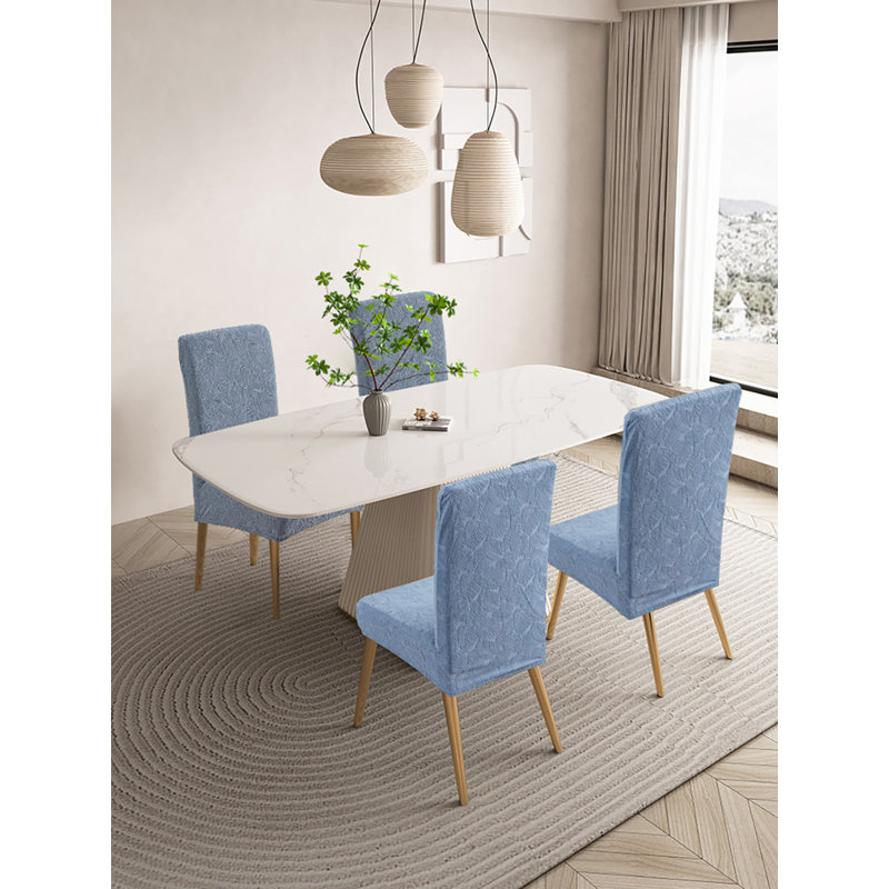 Dining Chair Covers,Waterproof Stretch Parsons Chair Slipcover,Set Of 4