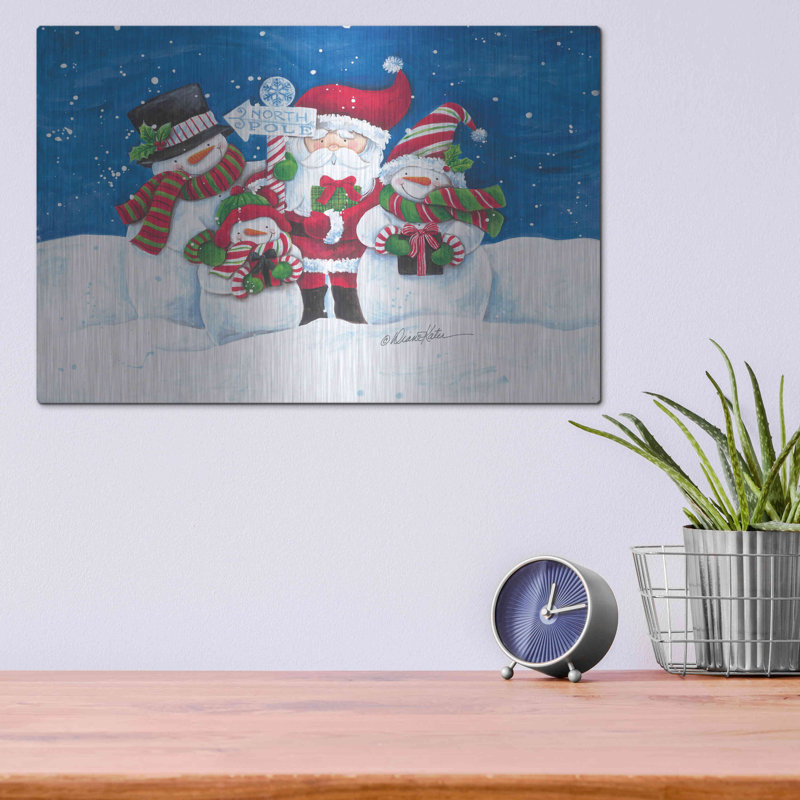 «North Pole Friends» par Diane Kater, H 12 po x l 16 po