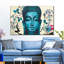 Statue de Bouddha fleurs-465416954