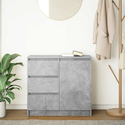 Sideboard With Drawer 71X35x65 Cm Engineered Wood