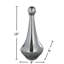 Austin Allen James - vase en verre plaqué Elisias - H 18 po - opulance ambre-1920430065