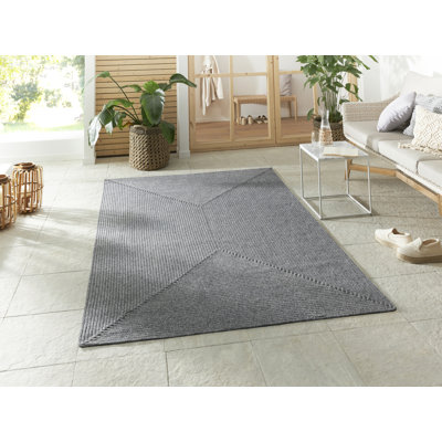 Trenzado Light Gray Indoor / Outdoor Rug