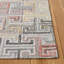 Tapis intérieur / extérieur gris en laine touffeté à la main Patchwork 6 pi 7 po x 8 pi 10 po Patchwork-542306937