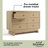 Santorini 6 Drawer Dresser-117544940