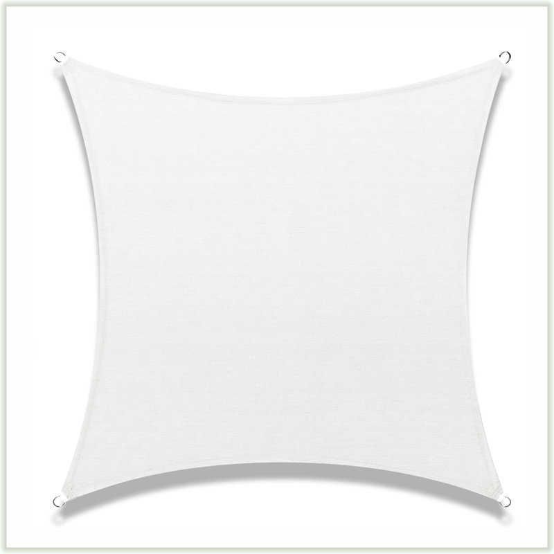 Toile d'ombrage rectangulaire Colourtree, Blanc, 13 pi x 13 pi