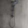10'' Rain Shower Head With 5-Function Handshower,Dual Shower Combo With Height Adjustable Holder