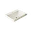 Vox Vitreous China Rectangular Vessel Bathroom Sink with Overflow-870115874-856925028