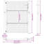 Barrière de jardin vidaXL 105 x 155 cm-113055264-113055265