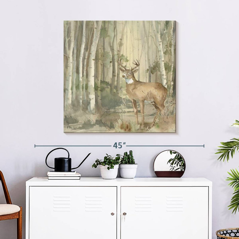 Crowle Birch Forest Animal I, H 30 po x l 30 po