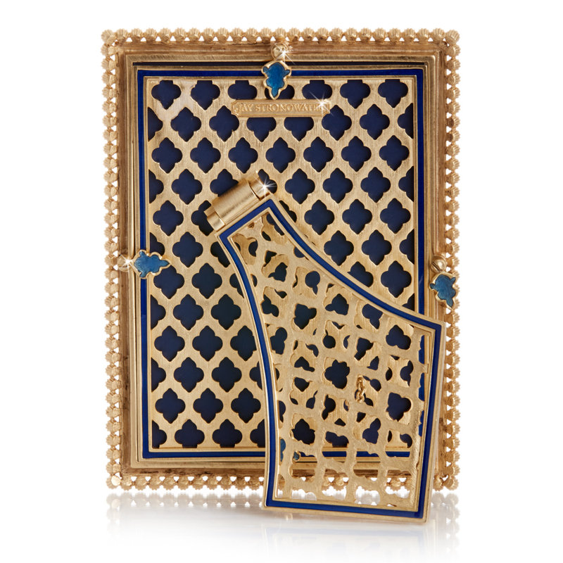 Rectangle Picture Frame, Blue, 4" x 6"