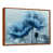 Toile avec cadre flottant brun