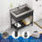 Freestanding Stainless Steel Utility Sink Laundry/Kitchen Sink With Faucet & Legs