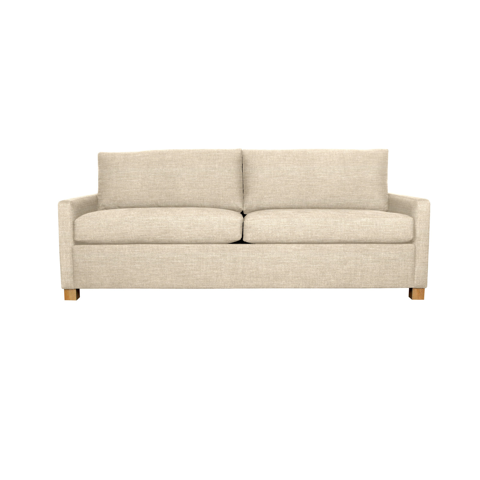 Louisa 87" Sofa Bed, Ridgecrest Putty Basketweave