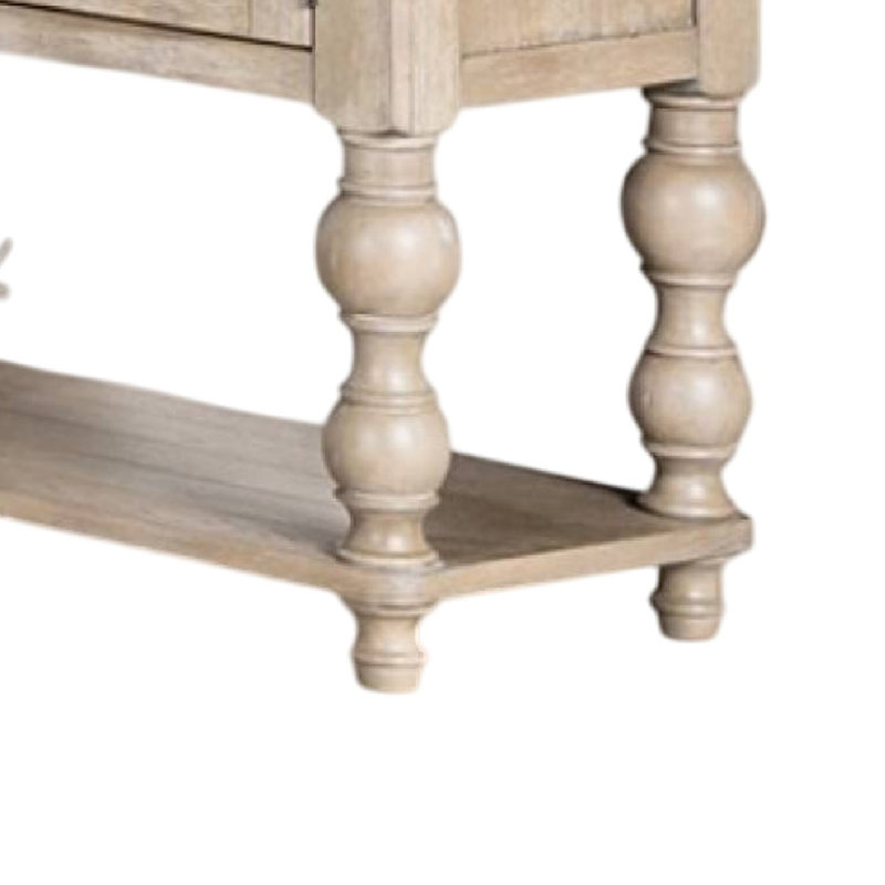 Buffet console 2 portes Cherie, brun clair, 60 po Cherie