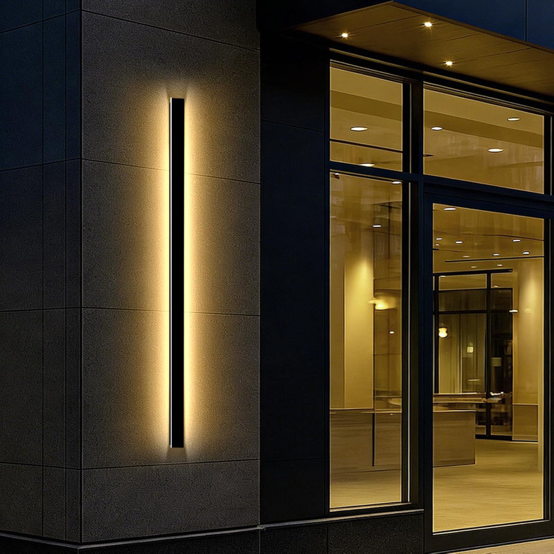 Modern Outdoor Wall Lamp, Modern Outdoor Wall Lamp, 71"