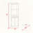 Prana Bar Cabinet with Five-Bottle Wine Rack