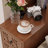 End Table With 3 Drawers, Corner Table With 2 Open Shelves, Tall Side Table For Bedroom And Corner, Walnut,Expect Arrival Date (2025/5/27)