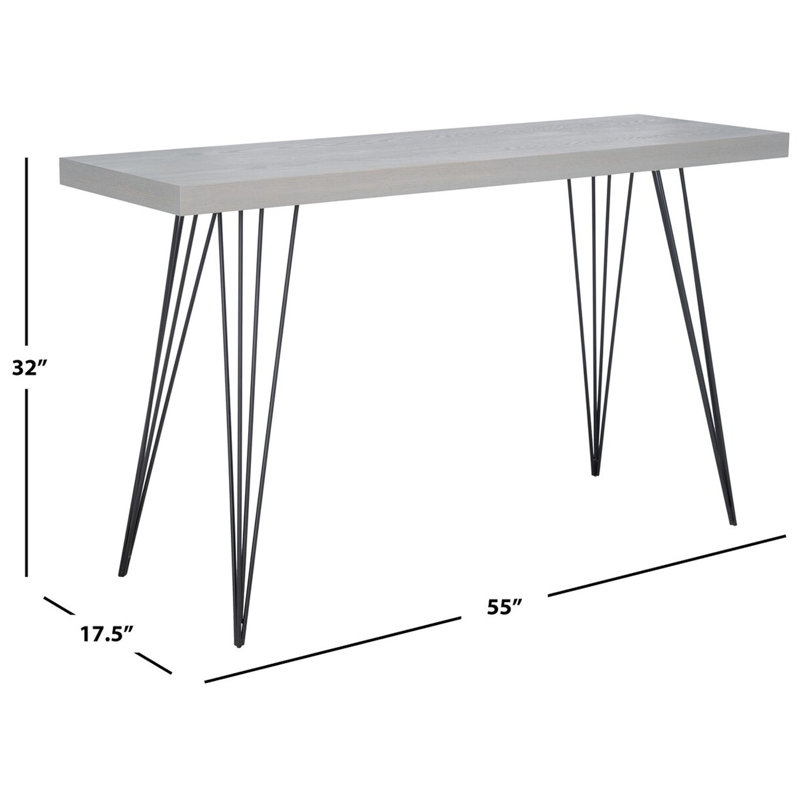 Ivesdale 55'' Console Table, Gray