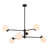 Glenarm 6-Light Dimmable Sputnik Linear Pendant-626899381