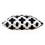 Ensemble de 2 coussins blancs / verts à motif géométrique en mélange de coton-122942379