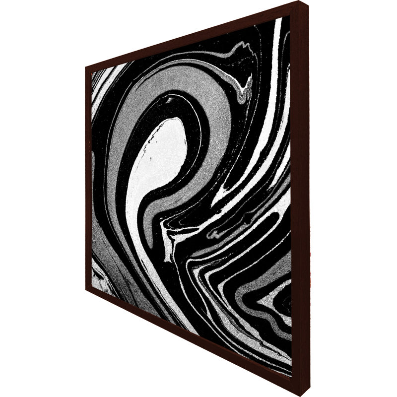 Asem Single Picture Frame Print, 41cm H x 41cm W x 4cm D, Brown Framed
