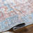 Bennett  Blue Machine Washable Area Rug-511455747-519242437