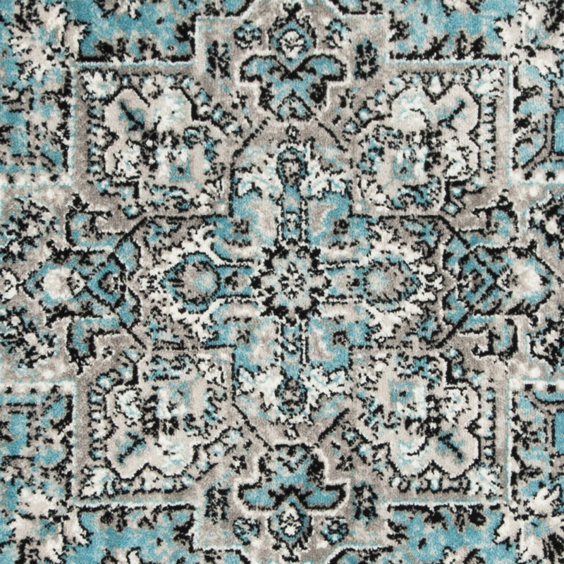 Doty Performance Oriental Rug, Square 6'7"