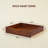 NTC Solid Wood Under Bed Storage with Wheels, 2-Pack Under Bed Organizer Drawer, Space Saving Bedroom Storage Box, 100 lbs Capacity, Dark Walnut-1987589738