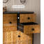 Buffet décoratif en sapin de style Mid-Century
