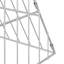  Cage à lapin en argent galvanisé 215 x 100 x 85 cm-1477348259