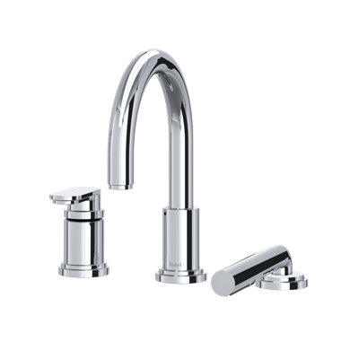 Arca 3-Hole Deck Mount Tub Filler Trim