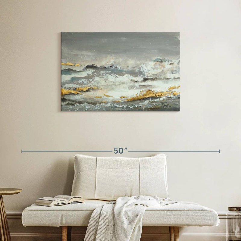 Avery Golden Rocks, 24" H x 36" W