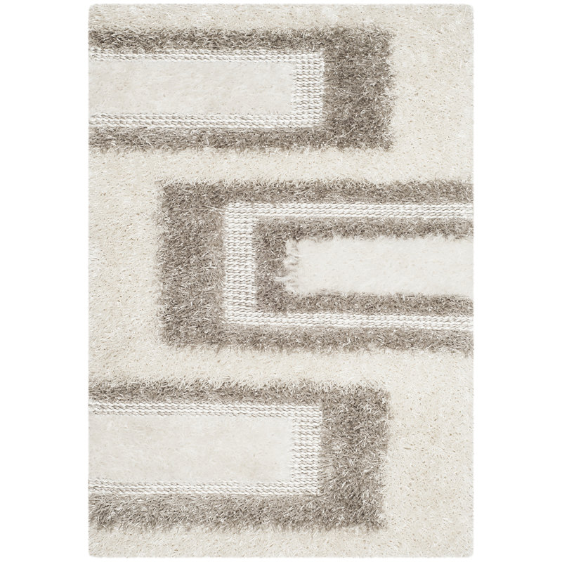 Sinope Hand Tufted Performance Abstract Rug, Rectangle 6' x 9'