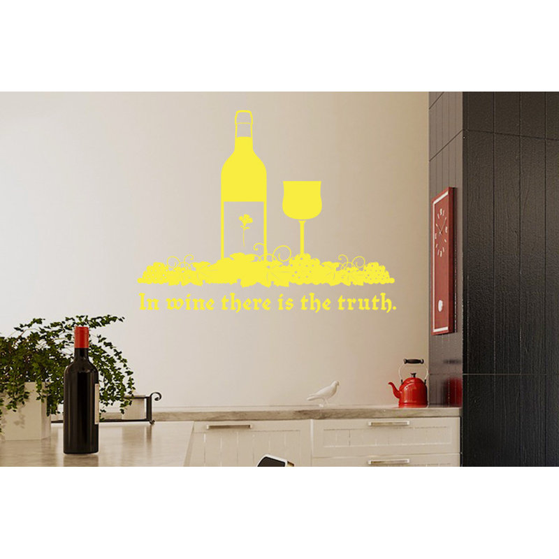 Food & Beverage Wall Decal, Medium, Bright Yellow