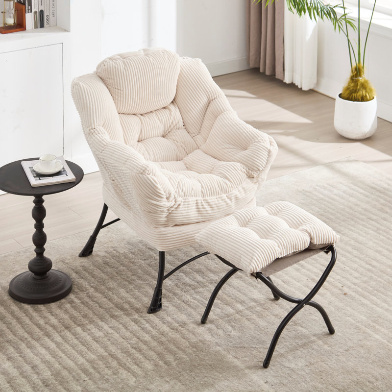 Fauteuil Lazy, Blanc