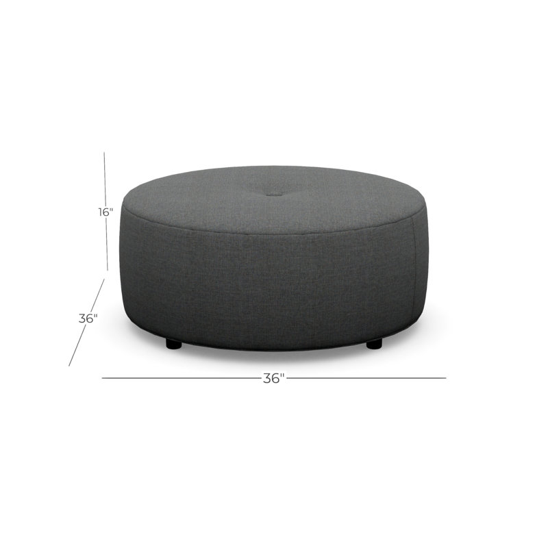 Pouf Round Ottoman, Grande 120931