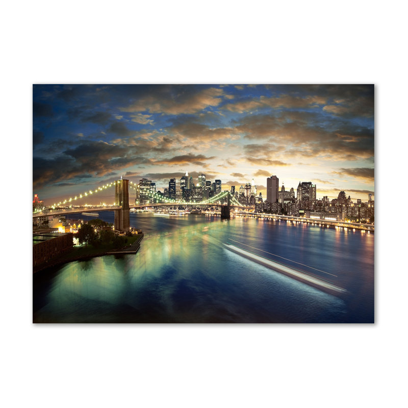 Manhattan New York - No Frame Print on Canvas