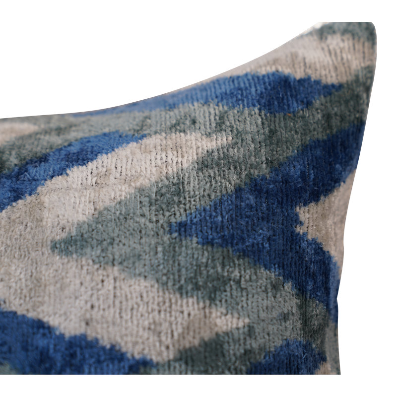 Lumbar Pillow Cover & Insert, Chevron